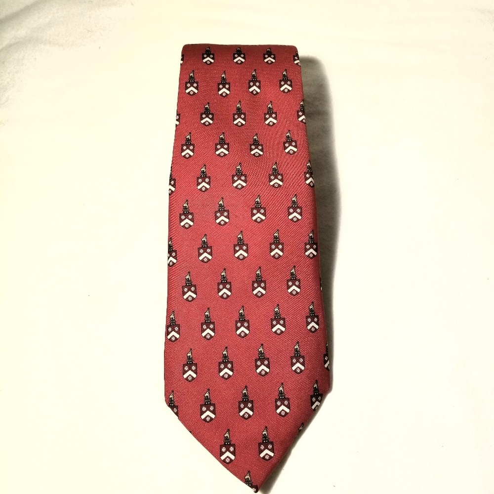 Vineyard Vines Custom Collection Red Silk Tie